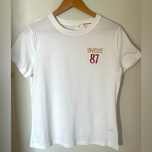 Taylor Swift 87 Travis Kelce T shirt Swelce Swiftie Kansas City Chiefs - Picture 1 of 3